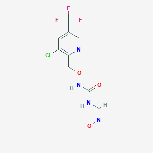 1-{[3-chloro-5-(trifluoromethyl)pyridin-2-yl]methoxy}-3-[(1Z)-(methoxyimino)methyl]urea