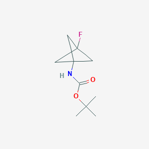 tert-butyl N-{3-fluorobicyclo[1.1.1]pentan-1-yl}carbamate