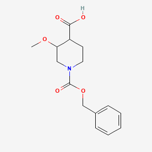 3-Methoxy-1-phenylmethoxycarbonylpiperidine-4-carboxylic acid