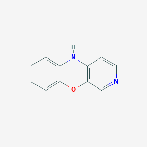 molecular formula C11H8N2O B2974893 5H-Benzo[b]pyrido[4,3-e][1,4]oxazine CAS No. 261-80-3