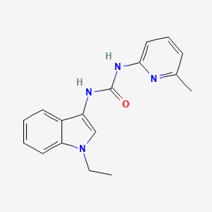 1-(1-ethyl-1H-indol-3-yl)-3-(6-methylpyridin-2-yl)urea