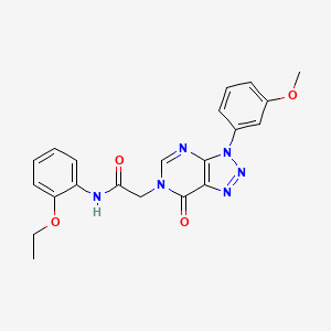 N-(2-ethoxyphenyl)-2-[3-(3-methoxyphenyl)-7-oxotriazolo[4,5-d]pyrimidin-6-yl]acetamide