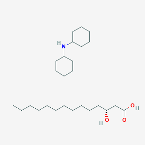molecular formula C26H51NO3 B029749 (R)-3-羟基肉豆蔻酸三(二环己基铵盐) CAS No. 76062-98-1
