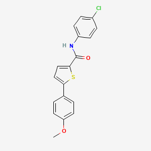 N-(4-chlorophenyl)-5-(4-methoxyphenyl)thiophene-2-carboxamide