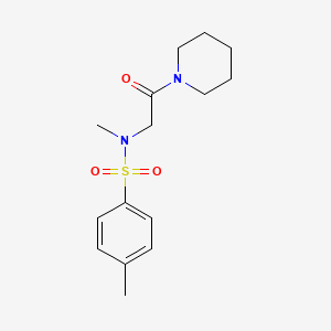 N,4-dimethyl-N-(2-oxo-2-(piperidin-1-yl)ethyl)benzenesulfonamide