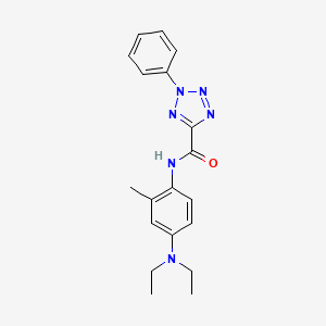 N-(4-(diethylamino)-2-methylphenyl)-2-phenyl-2H-tetrazole-5-carboxamide