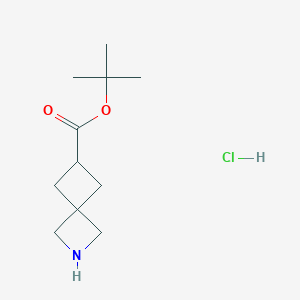 Tert-butyl 2-azaspiro[3.3]heptane-6-carboxylate;hydrochloride