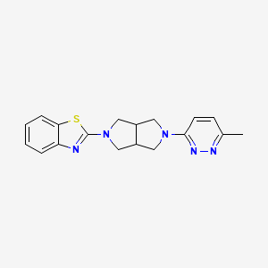 2-[5-(6-Methylpyridazin-3-yl)-octahydropyrrolo[3,4-c]pyrrol-2-yl]-1,3-benzothiazole