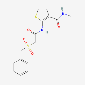 2-(2-(benzylsulfonyl)acetamido)-N-methylthiophene-3-carboxamide