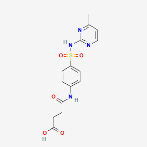 3-({4-[(4-Methylpyrimidin-2-yl)sulfamoyl]phenyl}carbamoyl)propanoic acid
