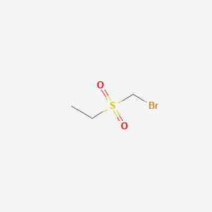 molecular formula C3H7BrO2S B2975001 Bromomethanesulfonyl-ethane CAS No. 52075-17-9