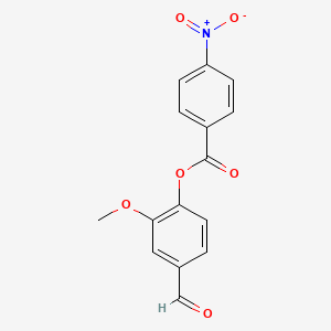 4-Formyl-2-methoxyphenyl 4-nitrobenzoate