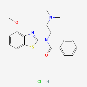 N-(2-(dimethylamino)ethyl)-N-(4-methoxybenzo[d]thiazol-2-yl)benzamide hydrochloride