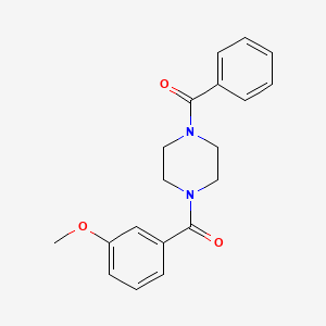 molecular formula C19H20N2O3 B2975076 1-Benzoyl-4-(3-methoxybenzoyl)piperazine CAS No. 332851-04-4