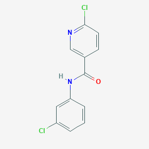 6-chloro-N-(3-chlorophenyl)pyridine-3-carboxamide