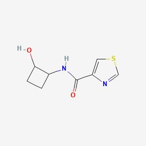 molecular formula C8H10N2O2S B2975128 N-(2-hydroxycyclobutyl)-1,3-thiazole-4-carboxamide CAS No. 2201247-37-0