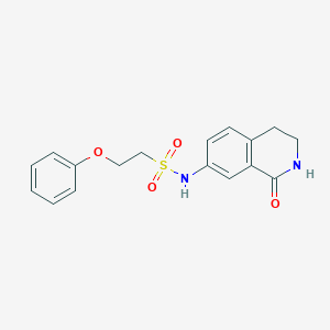 N-(1-oxo-1,2,3,4-tetrahydroisoquinolin-7-yl)-2-phenoxyethanesulfonamide