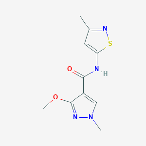 3-methoxy-1-methyl-N-(3-methylisothiazol-5-yl)-1H-pyrazole-4-carboxamide