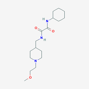 N1-cyclohexyl-N2-((1-(2-methoxyethyl)piperidin-4-yl)methyl)oxalamide