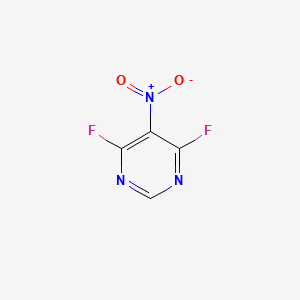 molecular formula C4HF2N3O2 B2975202 4,6-二氟-5-硝基嘧啶 CAS No. 2714-25-2