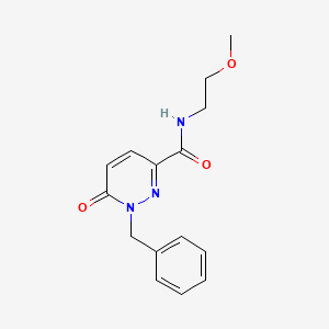 1-benzyl-N-(2-methoxyethyl)-6-oxo-1,6-dihydropyridazine-3-carboxamide