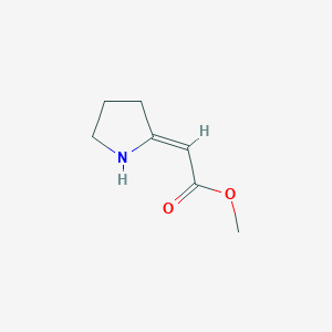 Pyrrolidine-2-ylideneacetic acid methyl ester