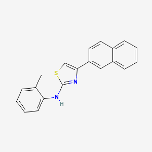 4-(naphthalen-2-yl)-N-(o-tolyl)thiazol-2-amine