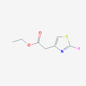 Ethyl 2-(2-iodo-1,3-thiazol-4-yl)acetate