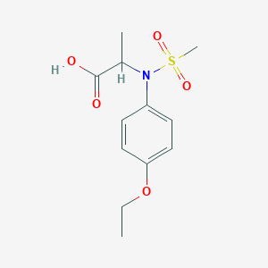 N-(4-ethoxyphenyl)-N-(methylsulfonyl)alanine