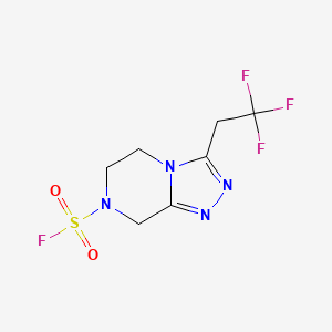3-(2,2,2-Trifluoroethyl)-6,8-dihydro-5H-[1,2,4]triazolo[4,3-a]pyrazine-7-sulfonyl fluoride