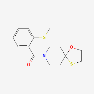 8-[2-(methylsulfanyl)benzoyl]-1-oxa-4-thia-8-azaspiro[4.5]decane