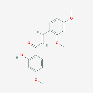 molecular formula C18H18O5 B2975277 2'-Hydroxy-2,4,4'-trimethoxychalcone CAS No. 36685-67-3; 84426-23-3