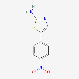 molecular formula C9H7N3O2S B2975381 5-(4-硝基苯基)噻唑-2-胺 CAS No. 40353-58-0