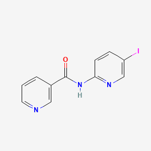 molecular formula C11H8IN3O B2975423 N-(5-iodopyridin-2-yl)pyridine-3-carboxamide CAS No. 842113-54-6