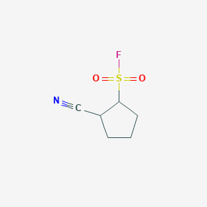 2-Cyanocyclopentane-1-sulfonyl fluoride