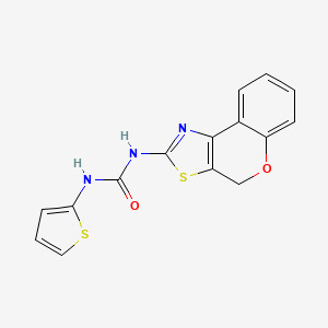 B2975479 1-(4H-chromeno[4,3-d]thiazol-2-yl)-3-(thiophen-2-yl)urea CAS No. 1207005-92-2