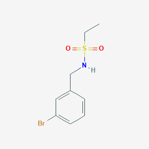 B2975552 N-[(3-Bromophenyl)methyl]ethane-1-sulfonamide CAS No. 895513-29-8