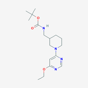 tert-Butyl ((1-(6-ethoxypyrimidin-4-yl)piperidin-3-yl)methyl)carbamate