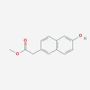 B029756 6-Hydroxy-2-naphthaleneacetic acid methyl ester CAS No. 91903-08-1