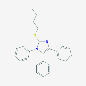 molecular formula C25H24N2S B297566 2-(butylsulfanyl)-1,4,5-triphenyl-1H-imidazole 