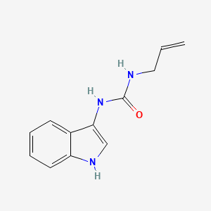 molecular formula C12H13N3O B2975714 1-烯丙基-3-(1H-吲哚-3-基)脲 CAS No. 922982-74-9