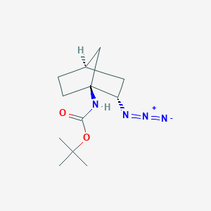Tert-butyl N-[(1S,2S,4R)-2-azido-1-bicyclo[2.2.1]heptanyl]carbamate