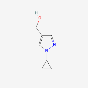 molecular formula C7H10N2O B2975719 (1-Cyclopropylpyrazol-4-yl)methanol CAS No. 1780993-51-2