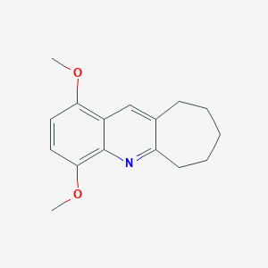 molecular formula C16H19NO2 B2975732 1,4-dimethoxy-7,8,9,10-tetrahydro-6H-cyclohepta[b]quinoline CAS No. 860786-95-4