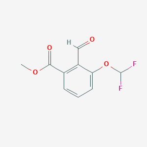 Methyl 3-(difluoromethoxy)-2-formylbenzoate