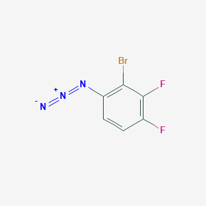 molecular formula C6H2BrF2N3 B2975765 1-Azido-2-bromo-3,4-difluorobenzene CAS No. 2567498-79-5