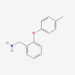 [2-(4-Methylphenoxy)phenyl]methanamine