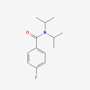 molecular formula C13H18FNO B2975781 4-fluoro-N,N-diisopropylbenzamide CAS No. 79606-44-3