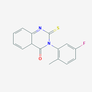 3-(5-Fluoro-2-methylphenyl)-2-sulfanylidene-1,2,3,4-tetrahydroquinazolin-4-one