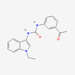 molecular formula C19H19N3O2 B2975806 1-(3-acetylphenyl)-3-(1-ethyl-1H-indol-3-yl)urea CAS No. 899753-84-5